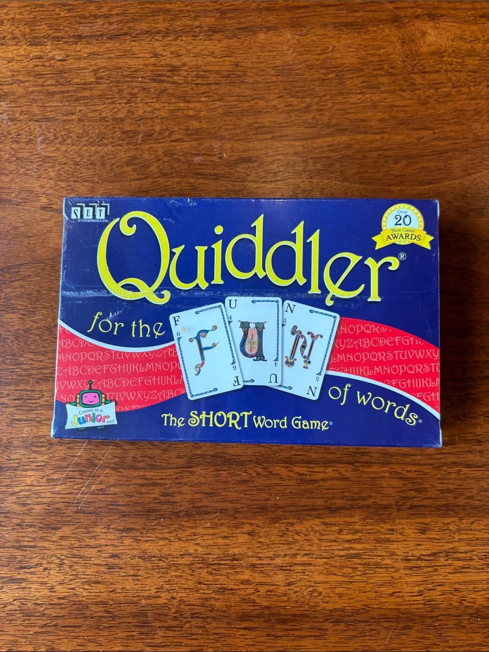 NWT SET Enterprises Inc Quiddler Word Game Award Winning
